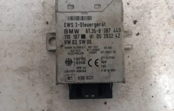 BMW 5 E39 Other control units/modules 61358387449 05393242 110187