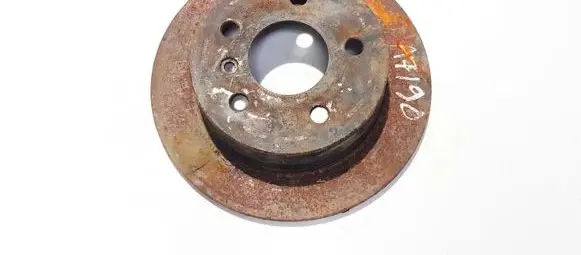 Mercedes-Benz A W169 Rear brake disc neventiliuojamas
