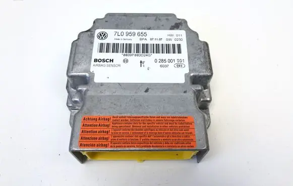 Volkswagen Touareg I Airbag control unit/module 7L0959655 0285001991