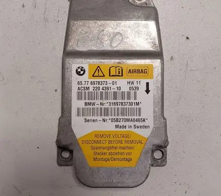 BMW 5 E60 E61 Airbag control unit/module 31697837301M 220439110 6978373