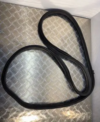 Front door rubber seal