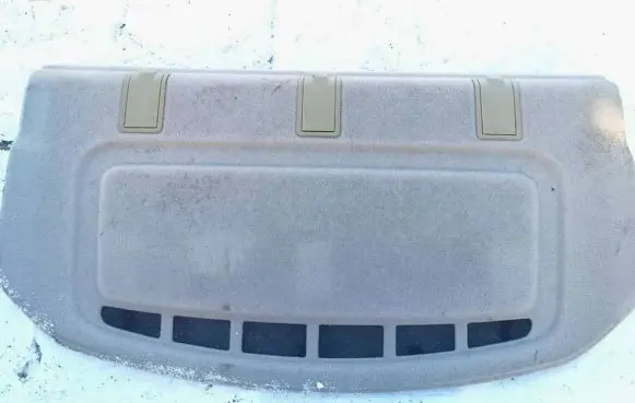 Parcel shelf