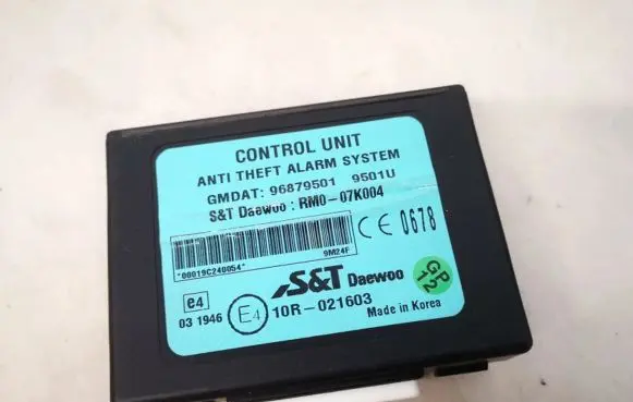 Chevrolet Spark Alarm control unit/module 96879501 rm0-07k004