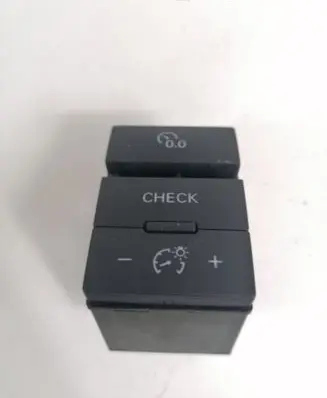 Panel lighting control switch