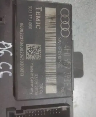 Audi A6 S6 C6 4F Door control unit/module 4F0959793E 4F0910793E 03052006