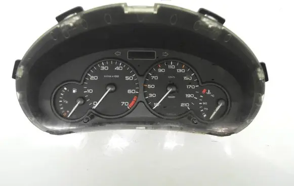 Peugeot 206 Speedometer (instrument cluster) 9645096180