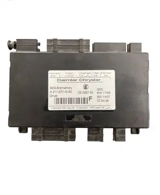 Seat control module