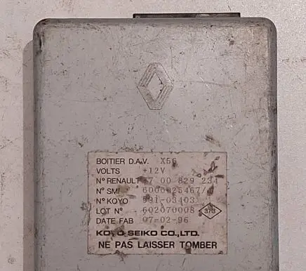 Renault Laguna I Other control units/modules 7700829234 6000025467 99103403