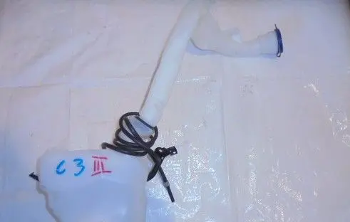 Citroen C3 Lamp washer fluid tank 