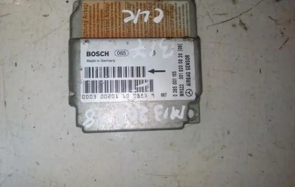 Mercedes-Benz CLK A208 C208 Airbag control unit/module 0285001165 mrsz20018200826