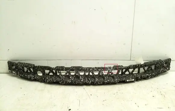 Front bumper foam support bar