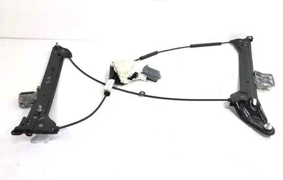 Front door window regulator with motor