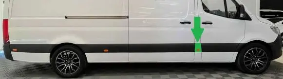 Mercedes-Benz Sprinter W907 W910 Front door trim (molding) A9106901802 A9106907600 9106901802