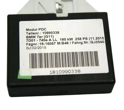BMW 7 G11 G12 Other control units/modules 9382712