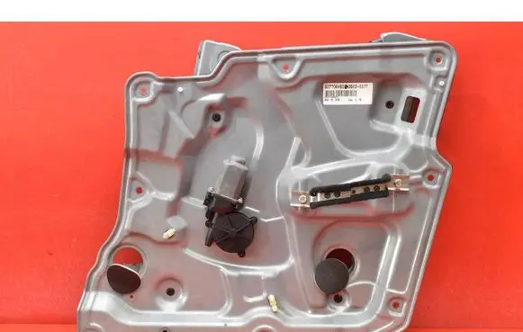 Front door window regulator with motor