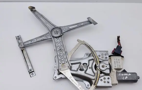 Opel Signum Front door window regulator with motor 9178987 9178985