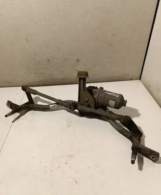 Front wiper linkage and motor