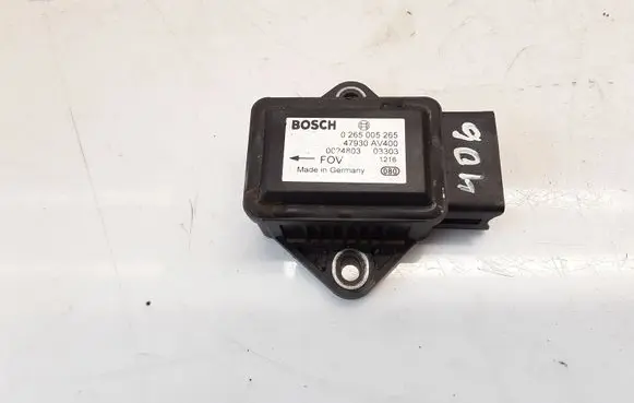 Nissan Micra ESP acceleration yaw rate sensor 0265005265 47930AV400