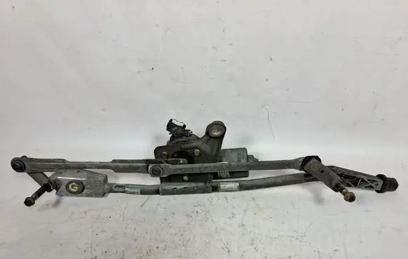 Front wiper linkage and motor