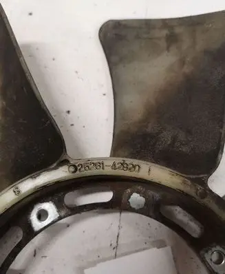 KIA Sorento Fan impeller 25261429201