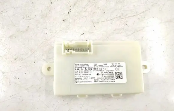 Mercedes-Benz GLC X253 C253 Keyless (KESSY) go control unit/module 2229004213 2229005412
