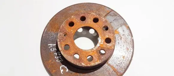 Volkswagen Caddy Rear brake disc neventiliuojamas