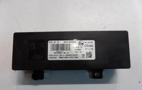 Peugeot 508 Bluetooth control unit module 9817537780 503551122121 R23AD9U5S