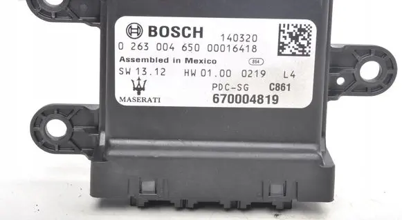 Maserati Ghibli Parking PDC control unit/module 670004819