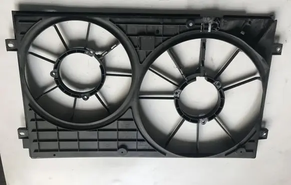 Skoda Superb B6 (3T) Radiator cooling fan shroud 1K0121207BB