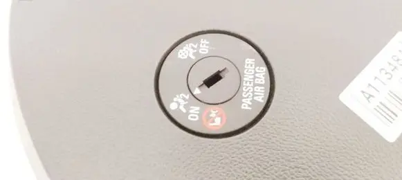 Opel Insignia A Passenger airbag on/off switch 13577258