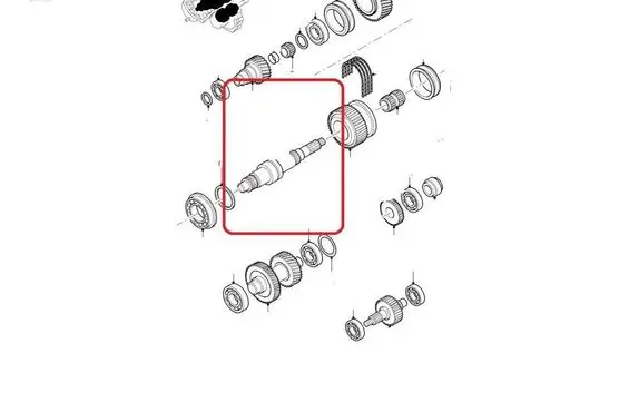 Ford Ranger Other gearbox part 6M347061AA