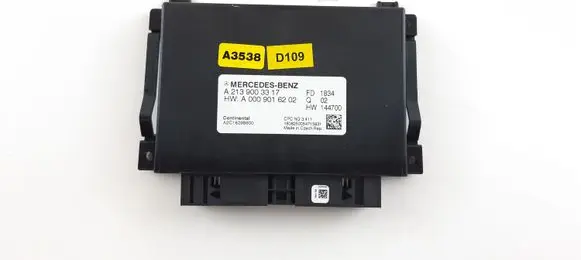 Mercedes-Benz E W213 Gearbox control unit/module A2139003317 A0009016202