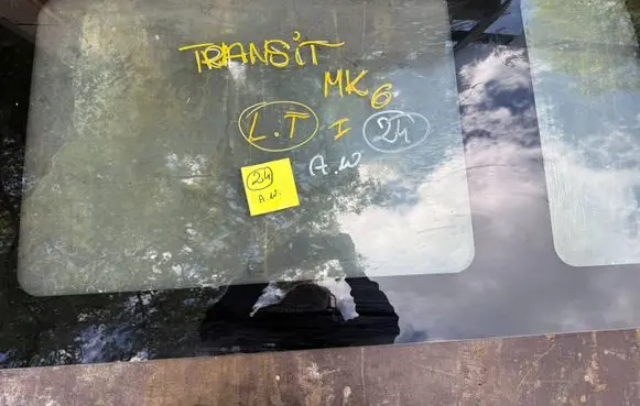 Ford Transit Rear door window glass 43R001582