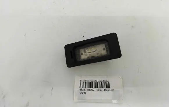 BMW 5 G30 G31 Number plate light 63267410302 7410302