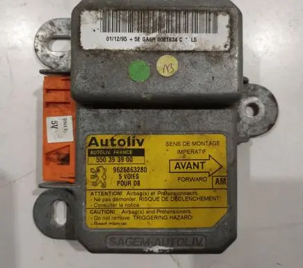Peugeot 406 Airbag control unit/module 550393900 9626863280