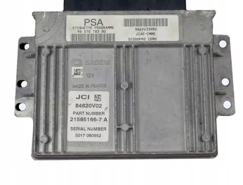 Citroen Berlingo Engine control unit/module 9649433980