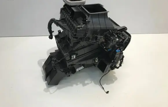 Interior heater climate box assembly