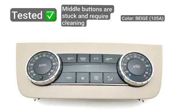 Mercedes-Benz GL X166 Climate control unit A1669001912