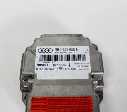 Audi A8 S8 D3 4E Airbag control unit/module 4E0959655H