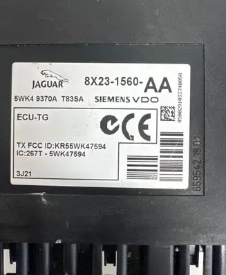 Jaguar XF X250 Engine control unit/module 8X231560AA 5WK49370A 5WK47594