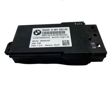 BMW 7 G11 G12 Seat control module 938102202 A2C7511420100