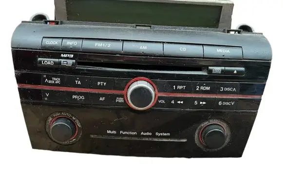 Mazda 3 I Radio/CD/DVD/GPS head unit BS4S66ARX 10R023001 08A1B2402386