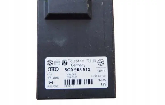 Volkswagen Golf VII Auxiliary heating control unit/module 5Q0963513