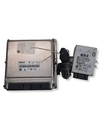 BMW 5 E39 Engine ECU kit and lock set 7788310 61356905667