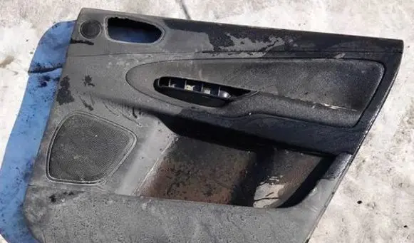 Front door card panel trim