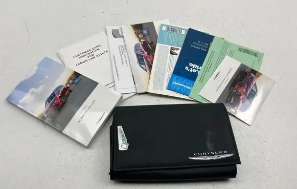 Chrysler Pacifica Owners service history hand book 