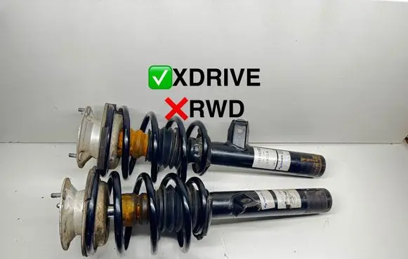 BMW 5 E60 E61 Front shock absorber/damper 6786517 6786518 317563