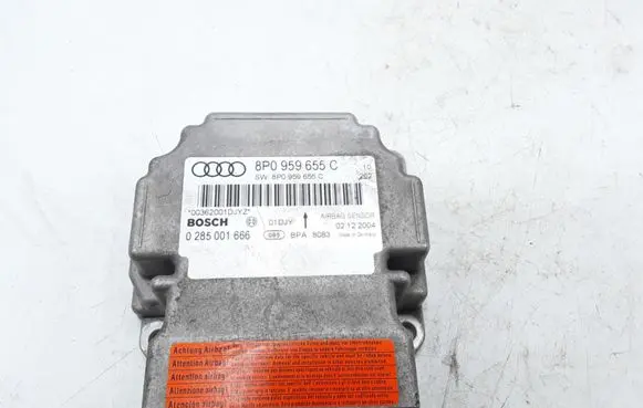 Audi A3 S3 8P Airbag control unit/module 8P0959655C 0285001666