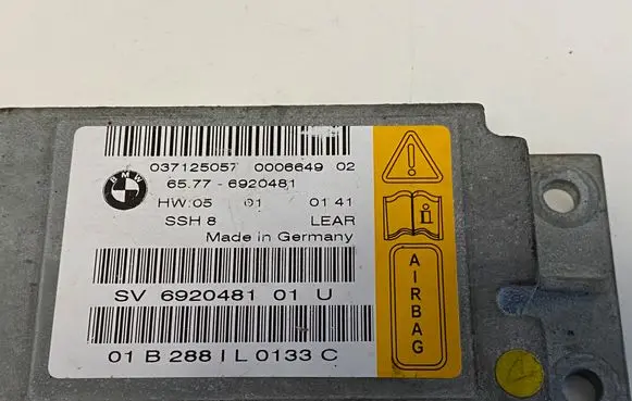 BMW 7 E65 E66 Airbag control unit/module 6920481 65776920481