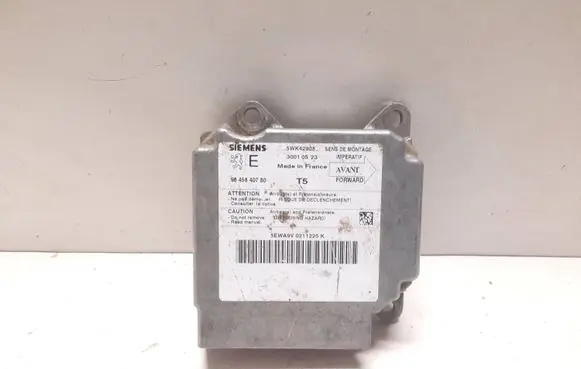 Peugeot 307 Airbag control unit/module 9645840780